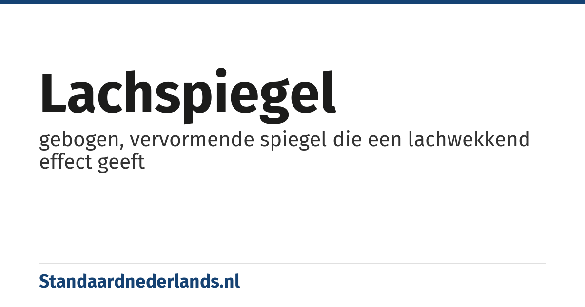 lachspiegel: gebogen, vervormende spiegel die een lachwekkend effect geeft