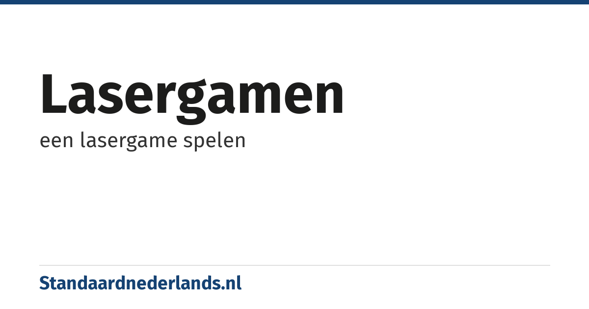 lasergamen: een lasergame spelen
