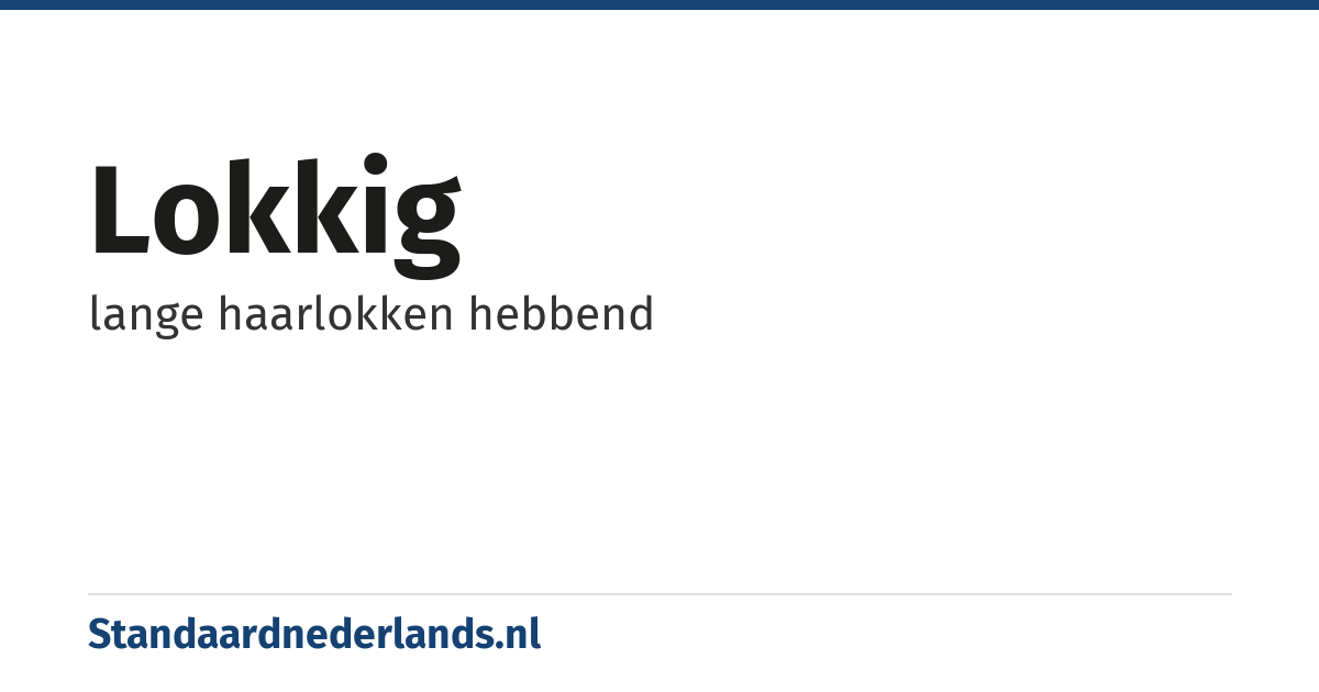 lokkig: lange haarlokken hebbend