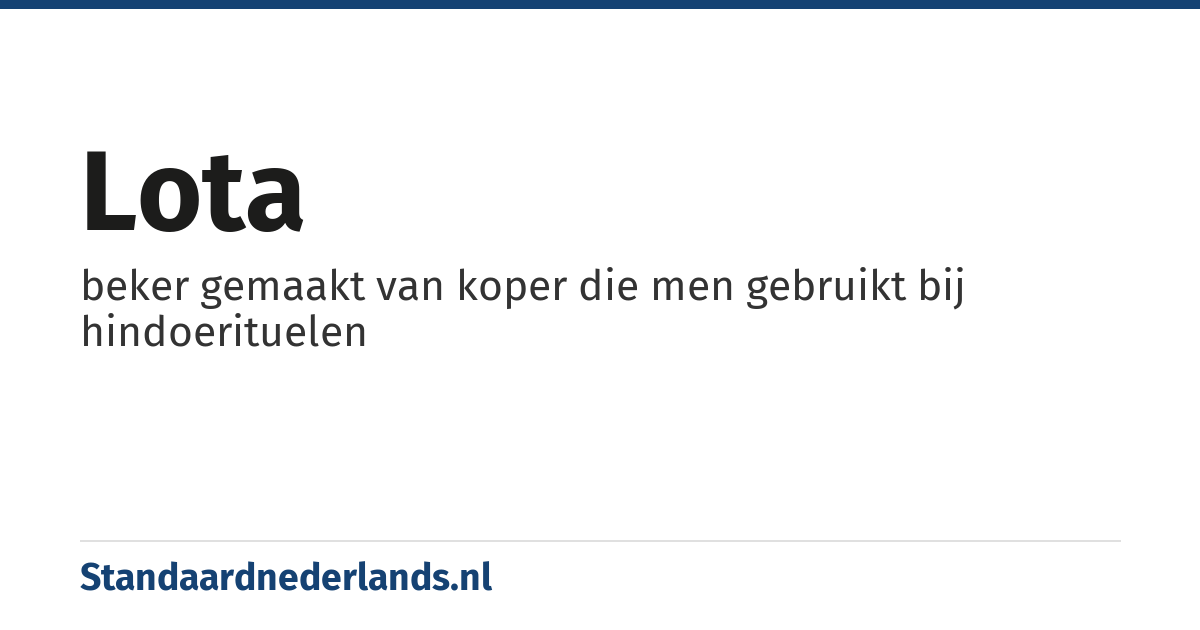 lota: beker gemaakt van koper die men gebruikt bij hindoerituelen