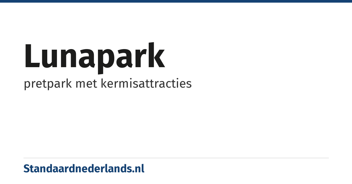 lunapark: pretpark met kermisattracties
