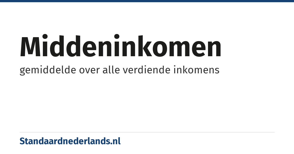 middeninkomen: gemiddelde over alle verdiende inkomens