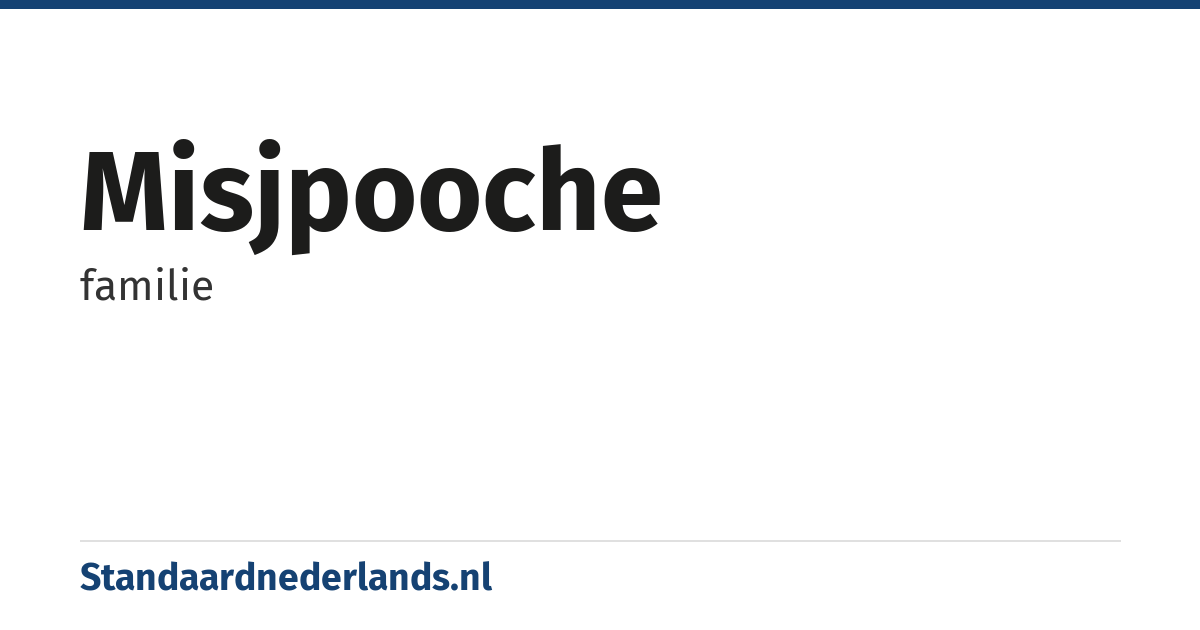 misjpooche: familie