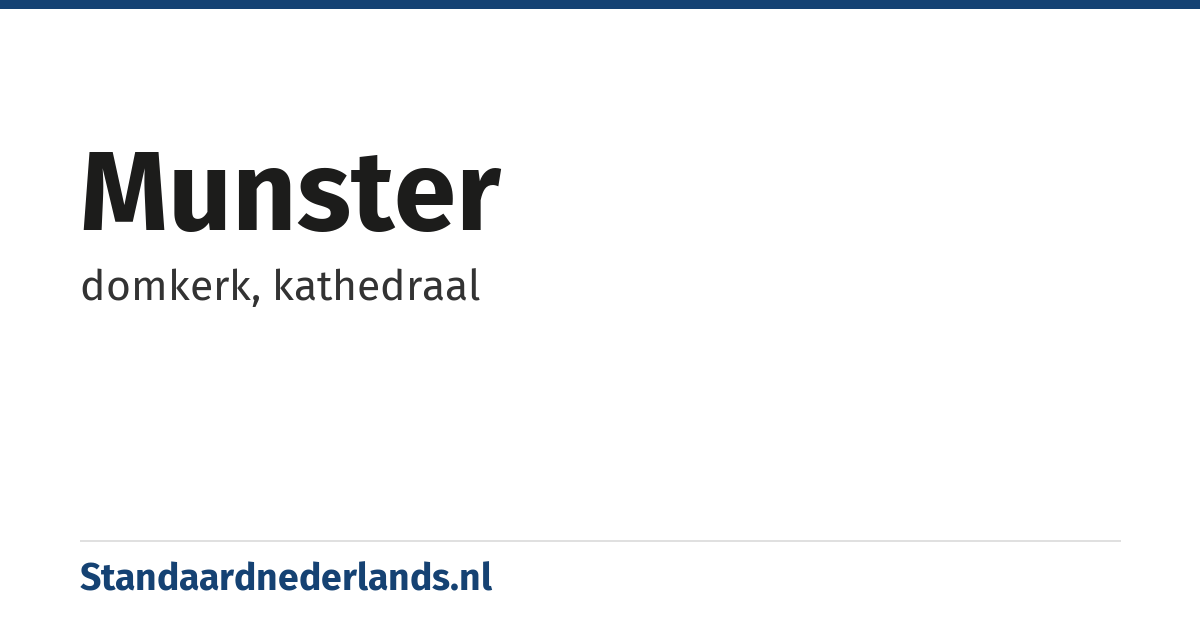 munster: domkerk, kathedraal