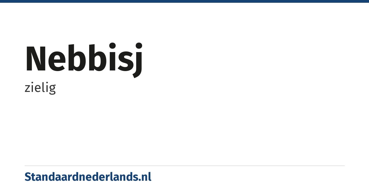 nebbisj: zielig