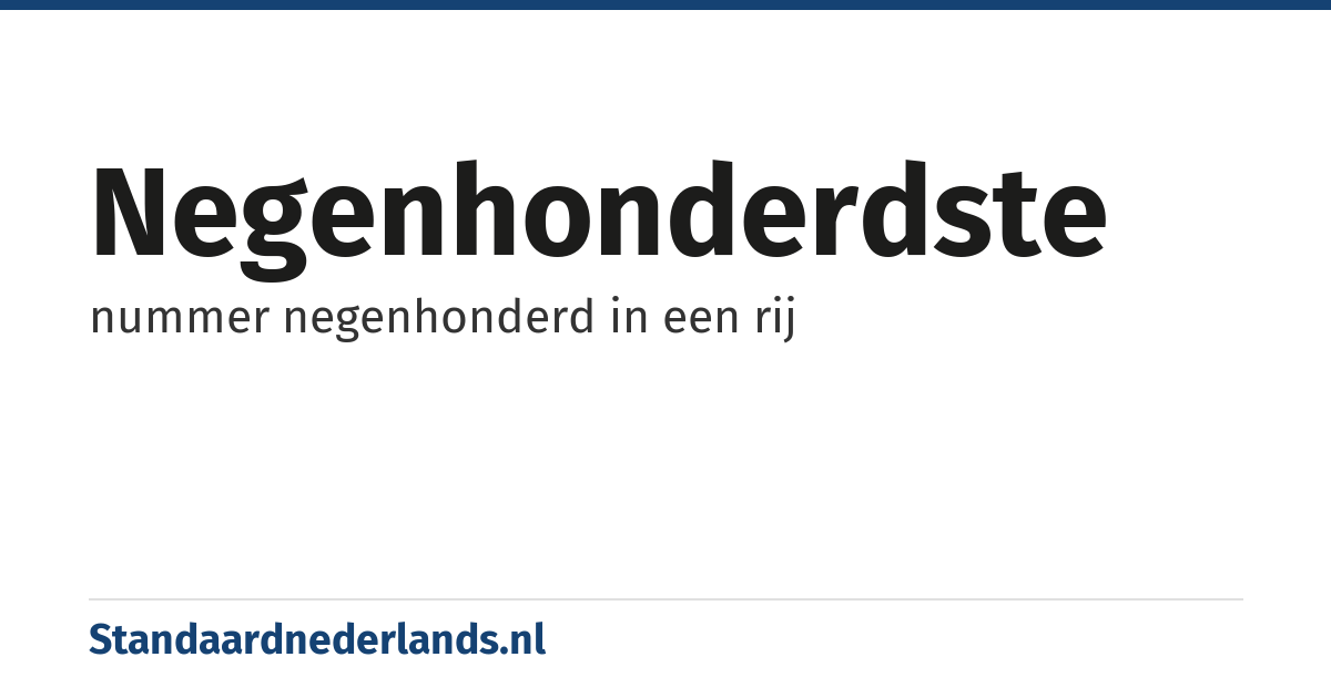 negenhonderdste: nummer negenhonderd in een rij