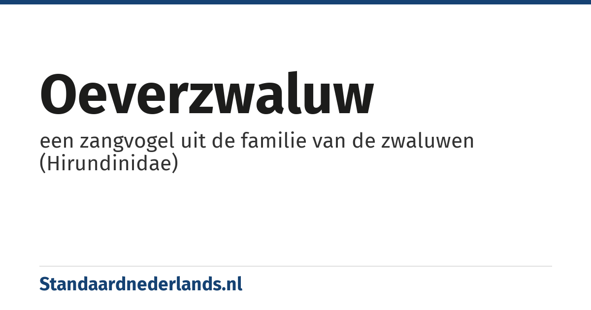 oeverzwaluw: een zangvogel uit de familie van de zwaluwen (Hirundinidae)
