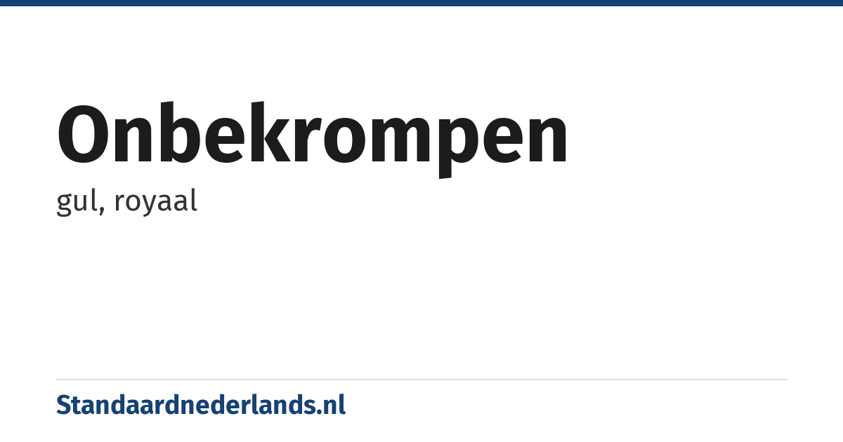onbekrompen: gul, royaal