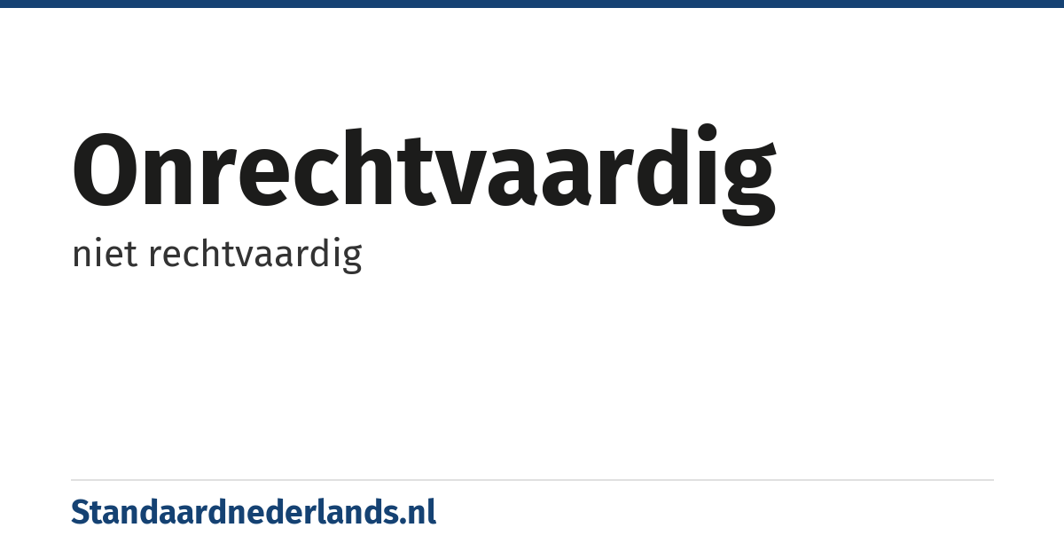 onrechtvaardig: niet rechtvaardig
