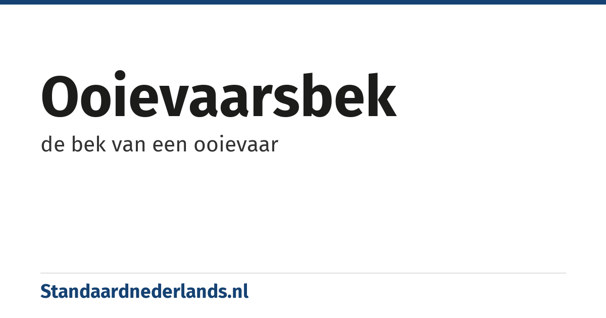 ooievaarsbek: de bek van een ooievaar