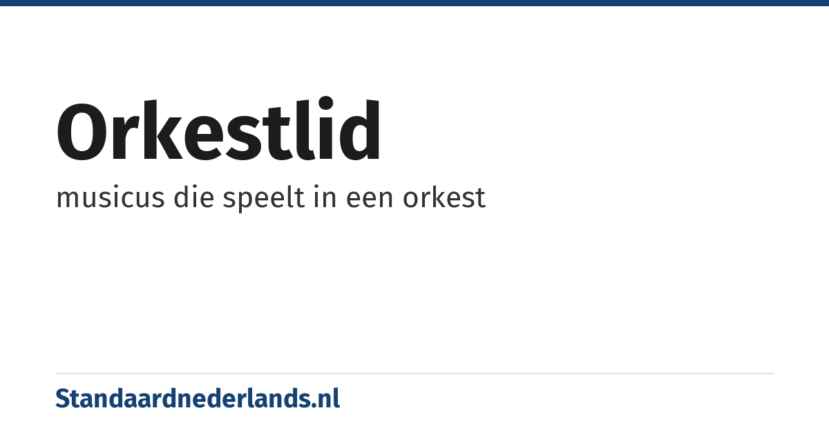 orkestlid: musicus die speelt in een orkest