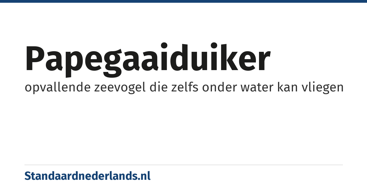 papegaaiduiker: opvallende zeevogel die zelfs onder water kan vliegen