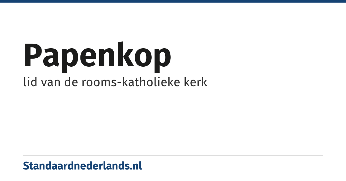 papenkop: lid van de rooms-katholieke kerk