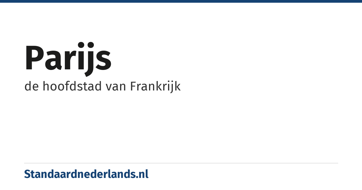 Parijs: de hoofdstad van Frankrijk
