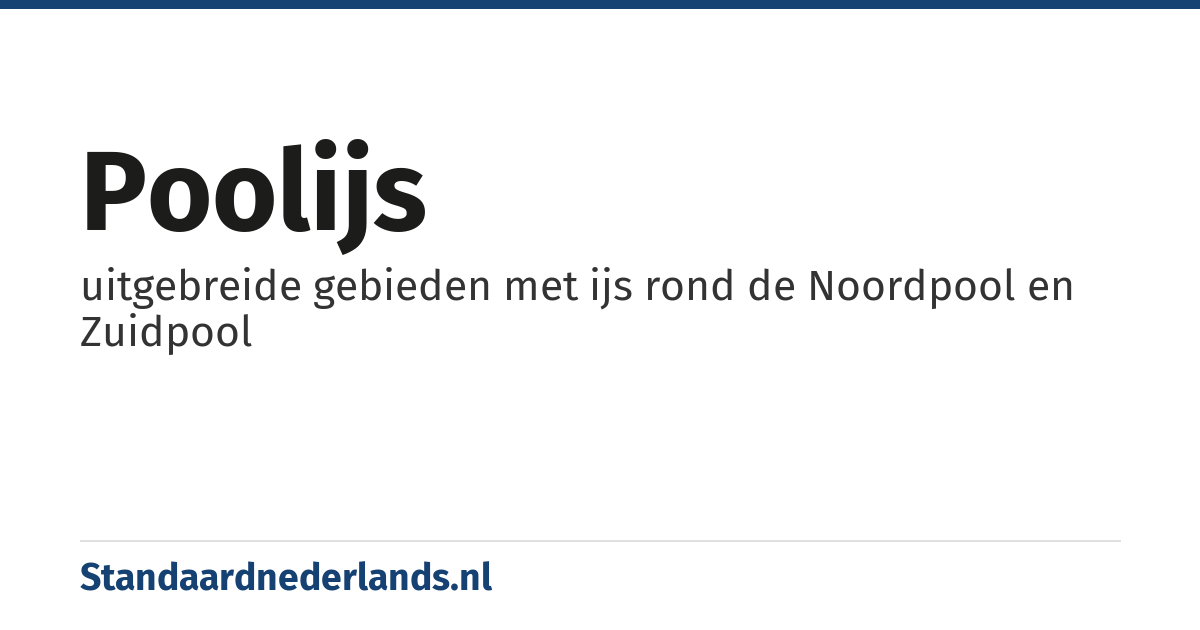 poolijs: uitgebreide gebieden met ijs rond de Noordpool en Zuidpool