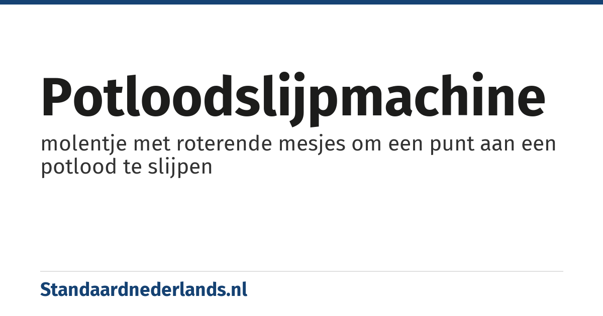 potloodslijpmachine: molentje met roterende mesjes om een punt aan een potlood te slijpen