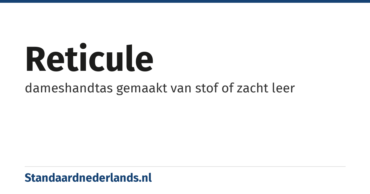 reticule: dameshandtas gemaakt van stof of zacht leer