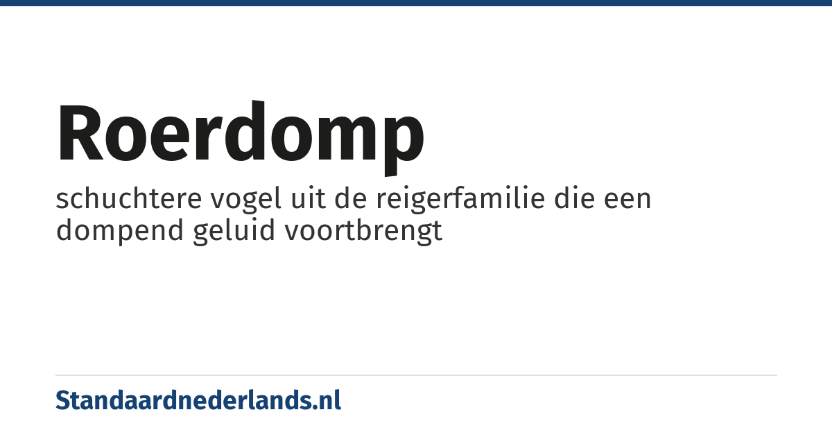 roerdomp: schuchtere vogel uit de reigerfamilie die een dompend geluid voortbrengt