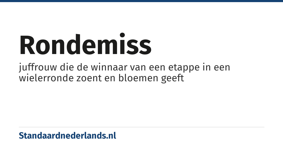 rondemiss: juffrouw die de winnaar van een etappe in een wielerronde zoent en bloemen geeft