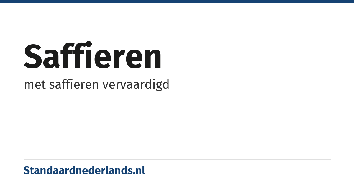 saffieren: met saffieren vervaardigd