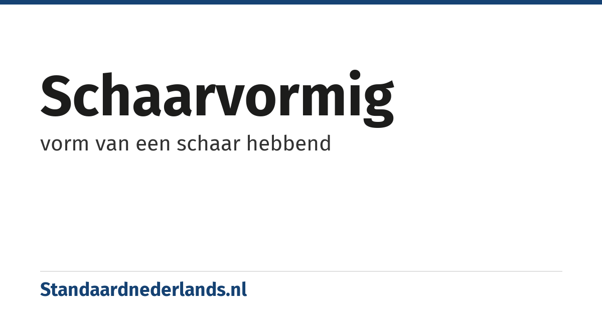 schaarvormig: vorm van een schaar hebbend