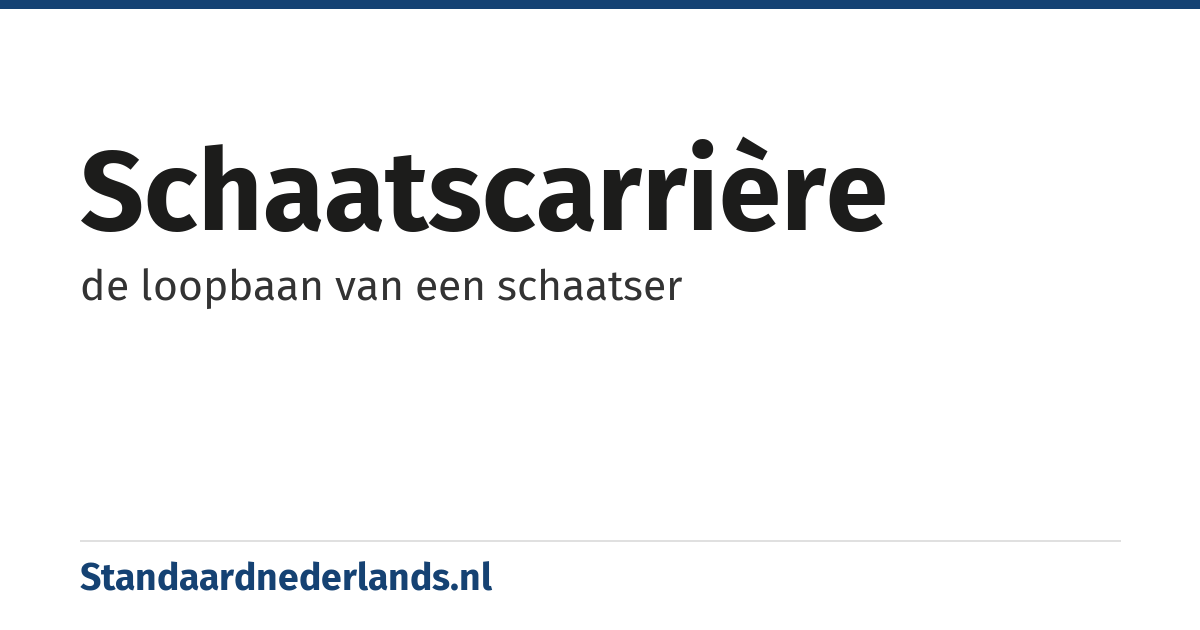 schaatscarrière: de loopbaan van een schaatser