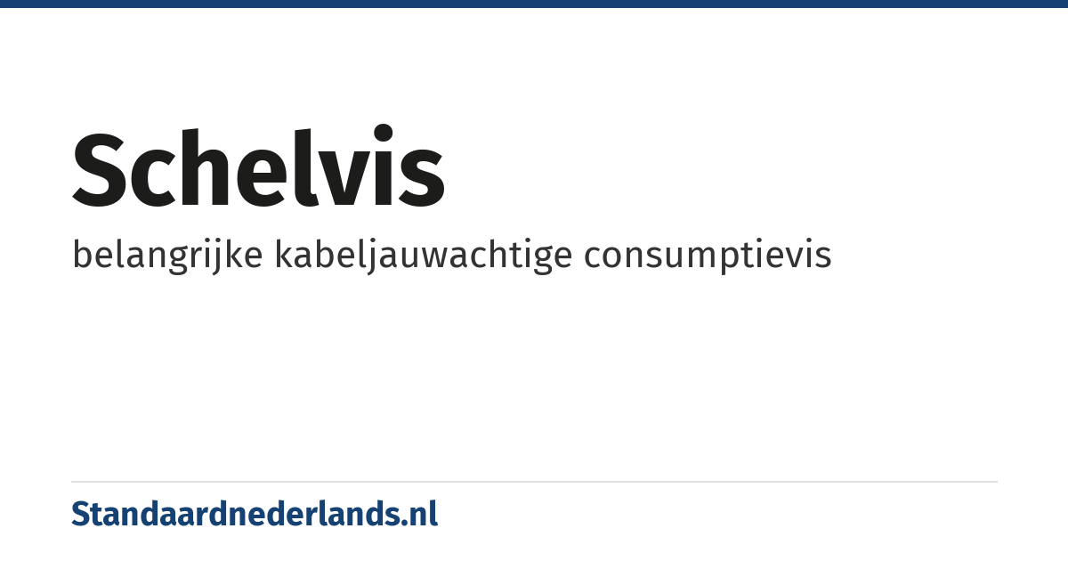 schelvis: belangrijke kabeljauwachtige consumptievis