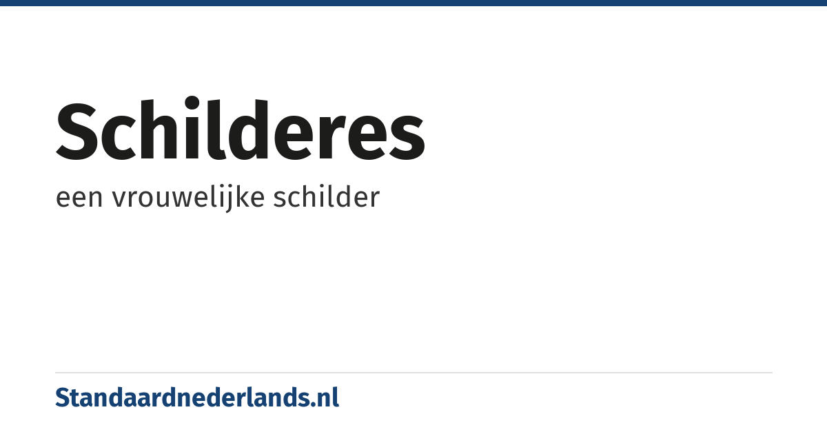 schilderes: een vrouwelijke schilder