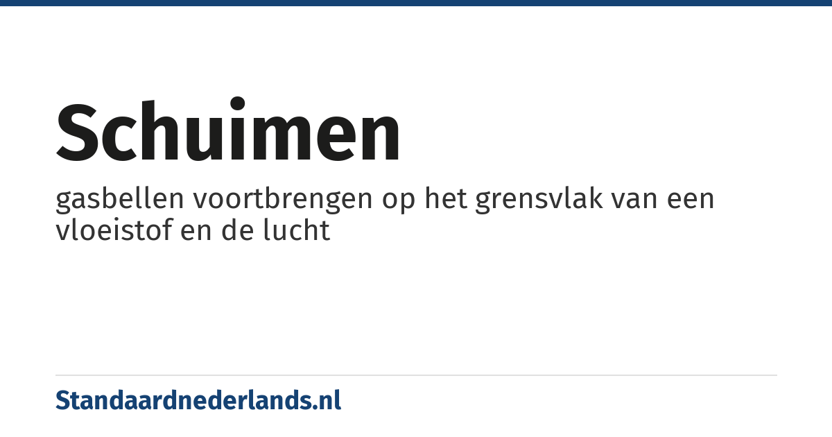 schuimen: gasbellen voortbrengen op het grensvlak van een vloeistof en de lucht
