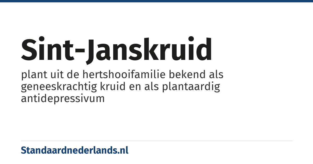 sint-janskruid: plant uit de hertshooifamilie bekend als geneeskrachtig kruid en als plantaardig antidepressivum