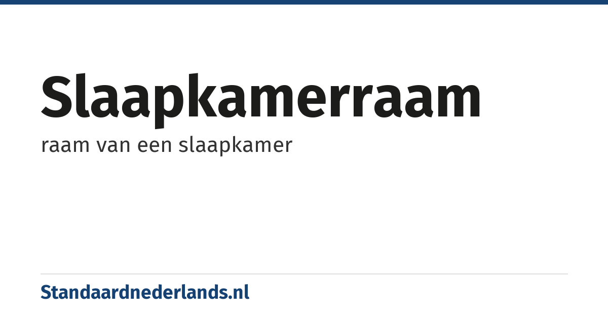 slaapkamerraam: raam van een slaapkamer