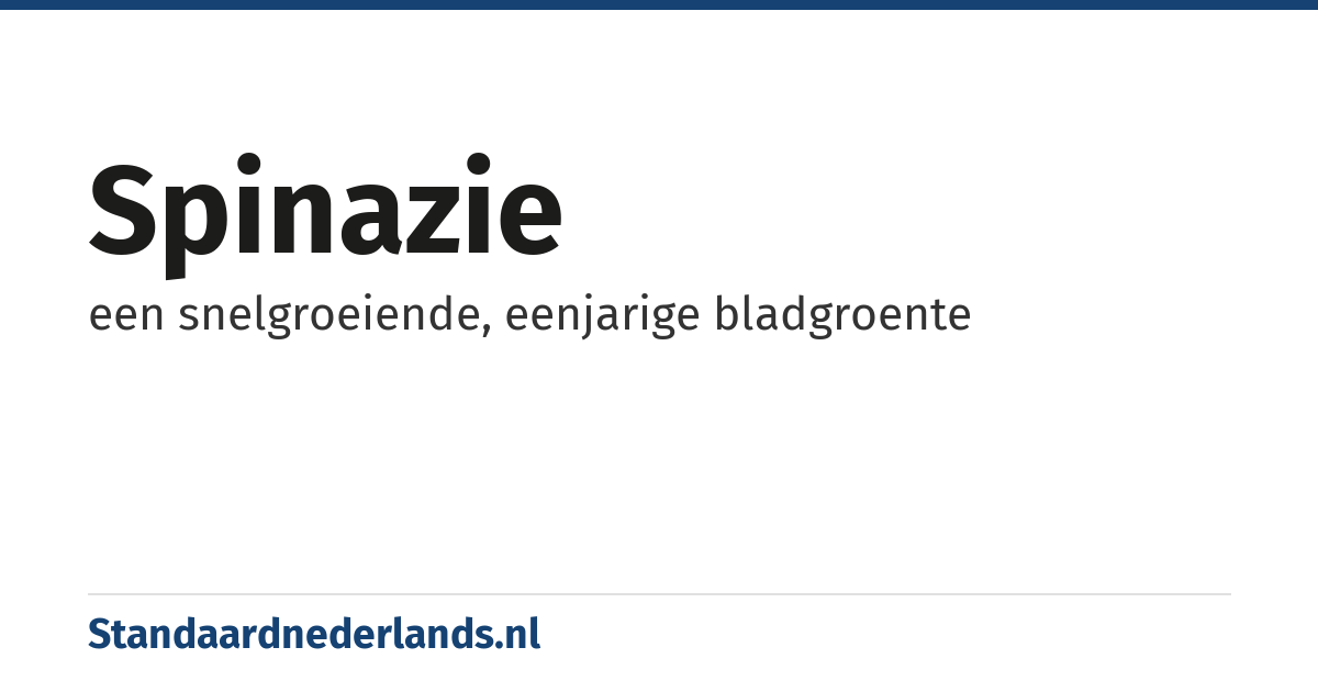 spinazie: een snelgroeiende, eenjarige bladgroente