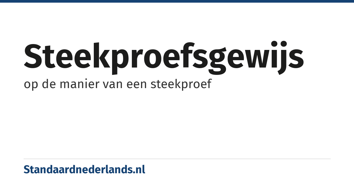 steekproefsgewijs: op de manier van een steekproef