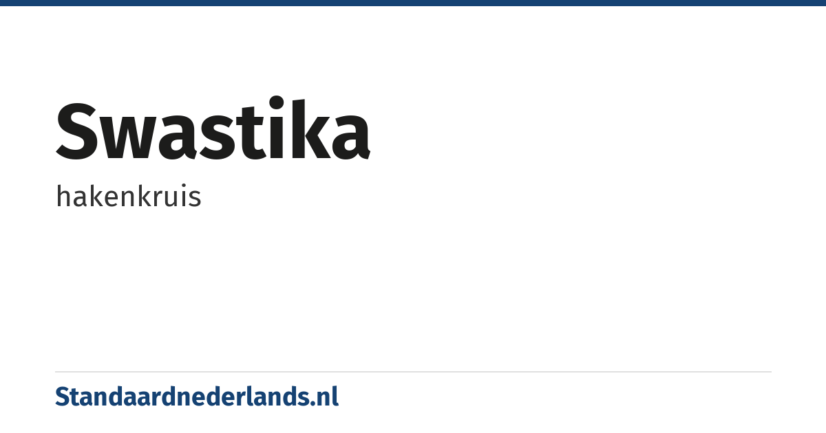 swastika: hakenkruis