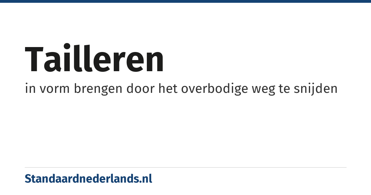 tailleren: in vorm brengen door het overbodige weg te snijden