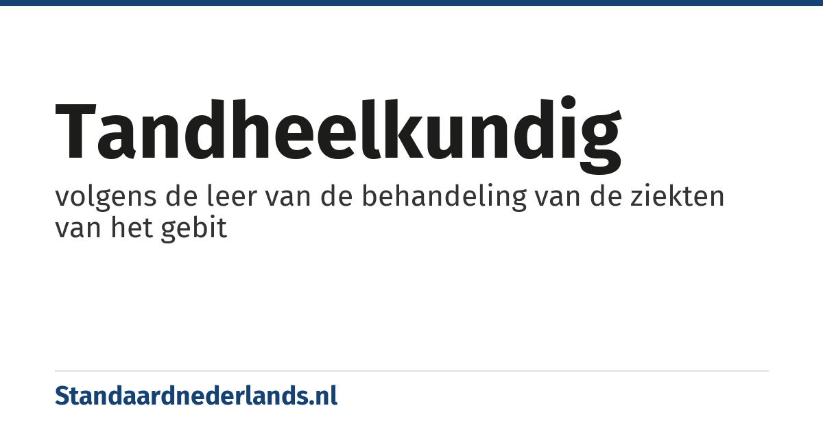 tandheelkundig: volgens de leer van de behandeling van de ziekten van het gebit