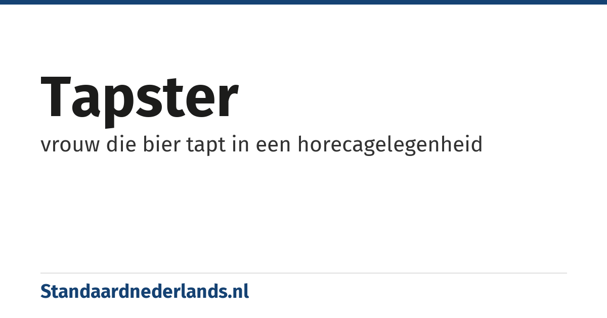 tapster: vrouw die bier tapt in een horecagelegenheid