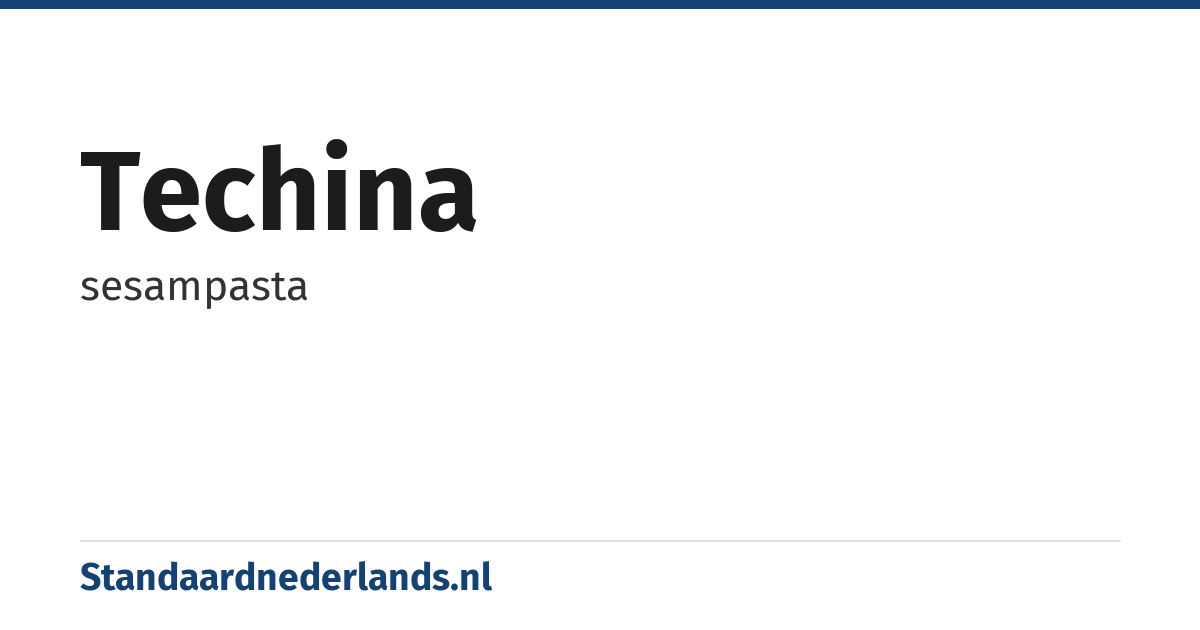 techina: sesampasta