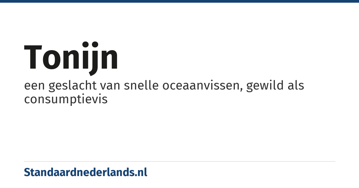tonijn: een geslacht van snelle oceaanvissen, gewild als consumptievis