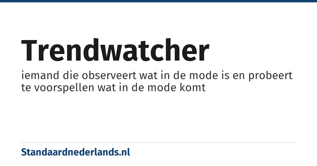trendwatcher: iemand die observeert wat in de mode is en probeert te voorspellen wat in de mode komt