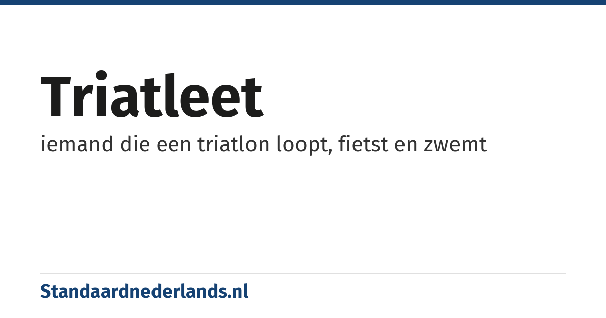 triatleet: iemand die een triatlon loopt, fietst en zwemt