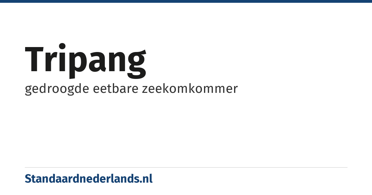 tripang: gedroogde eetbare zeekomkommer