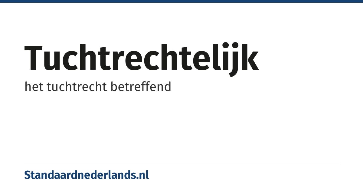 tuchtrechtelijk: het tuchtrecht betreffend