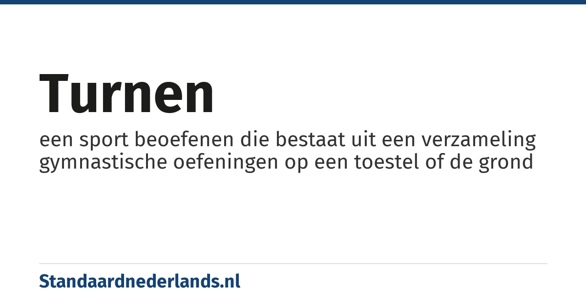 turnen: een sport beoefenen die bestaat uit een verzameling gymnastische oefeningen op een toestel of de grond