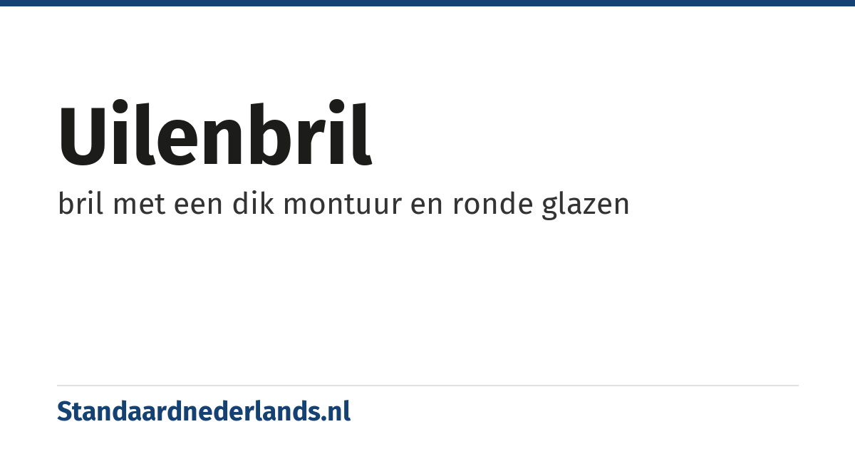 uilenbril: bril met een dik montuur en ronde glazen