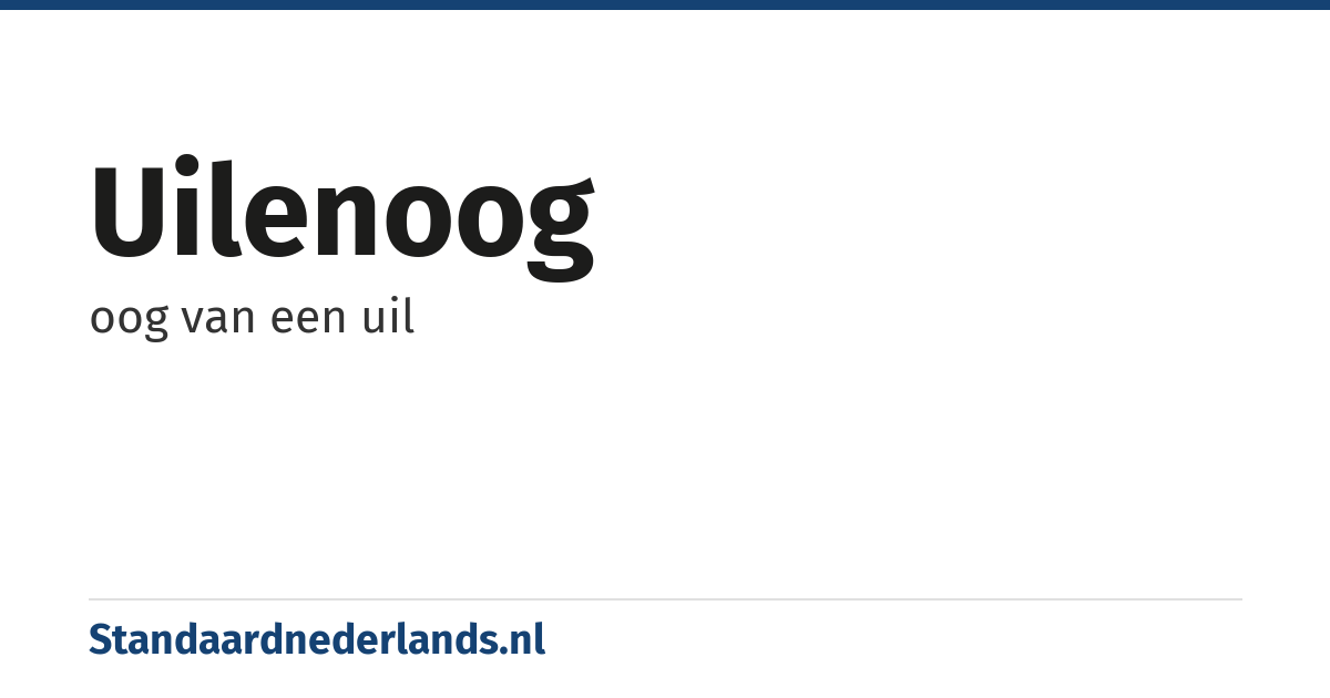 uilenoog: oog van een uil