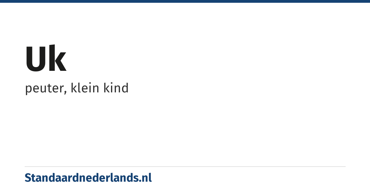uk: peuter, klein kind