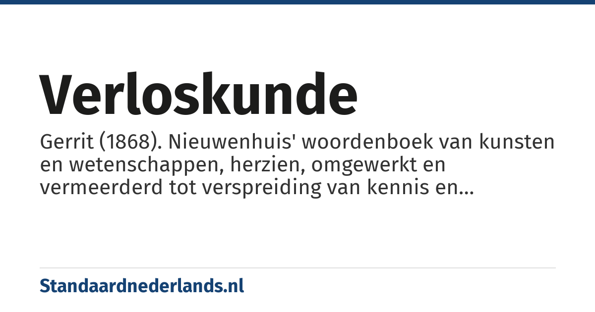 verloskunde: Gerrit (1868). Nieuwenhuis' woordenboek van kunsten en wetenschappen, herzien, omgewerkt en vermeerderd tot verspreiding van kennis en bevordering der beschaving onder alle standen, deel 10, p. 152. Uitg.: A.W. Sythoff.
