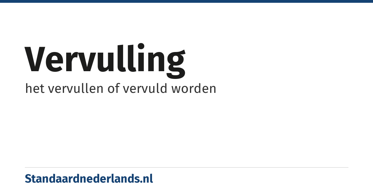 vervulling: het vervullen of vervuld worden