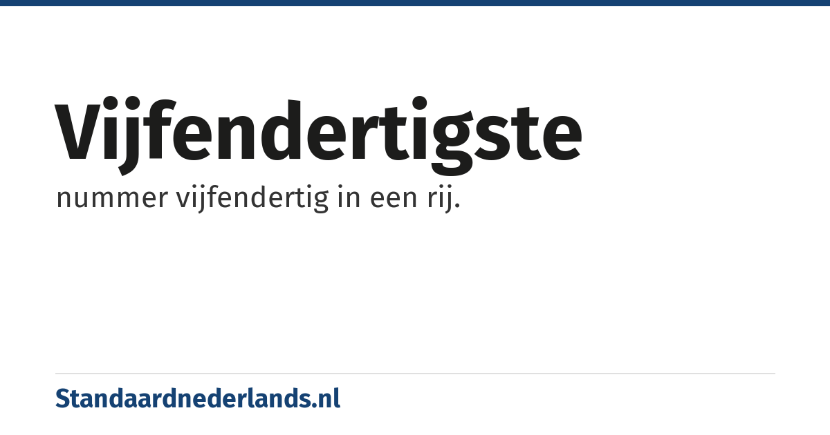 vijfendertigste: nummer vijfendertig in een rij.